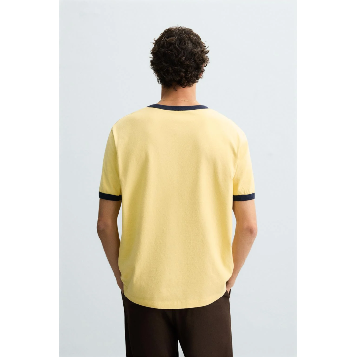 ВЫШИТАЯ ВЫСТИРАННАЯ ФУТБОЛКА В РУБЧИК