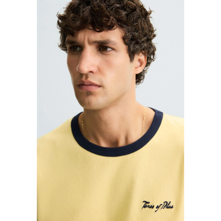 ВЫШИТАЯ ВЫСТИРАННАЯ ФУТБОЛКА В РУБЧИК