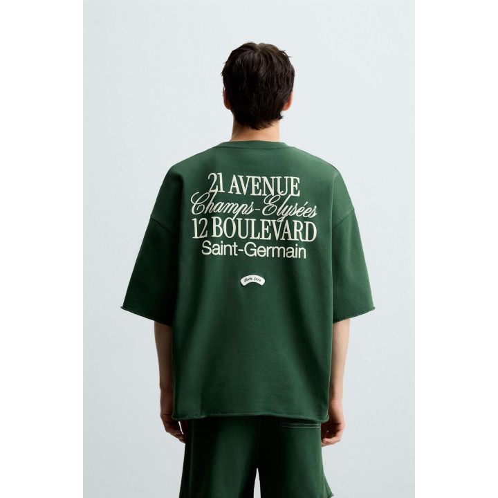 ТОЛСТОВКА С КОНТРАСТНОЙ НАШИВКОЙ