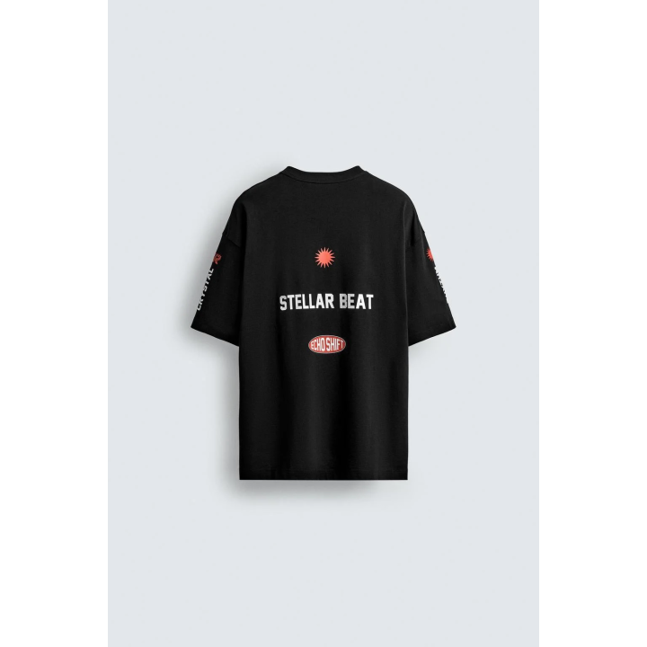 ФУТБОЛКА С КОМБИНИРОВАННЫМИ ГРАФИЧЕСКИМИ РИСУНКАМИ