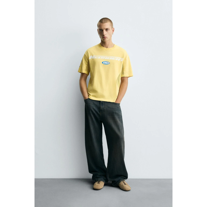 ФУТБОЛКА С КОМБИНИРОВАННЫМИ ТЕКСТАМИ