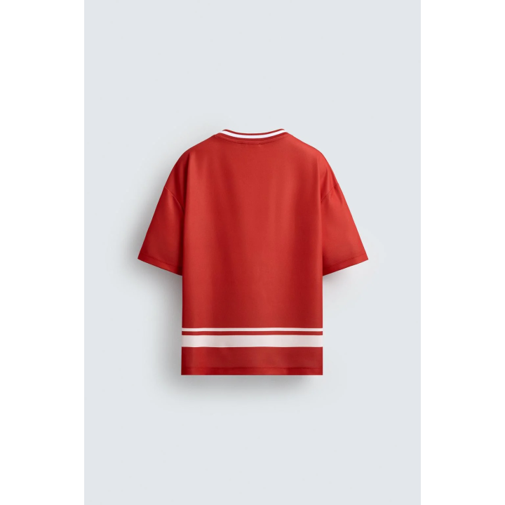 ФУТБОЛКА С РЕТРО-ПРИНТАМИ В ФУТБОЛЬНОМ СТИЛЕ