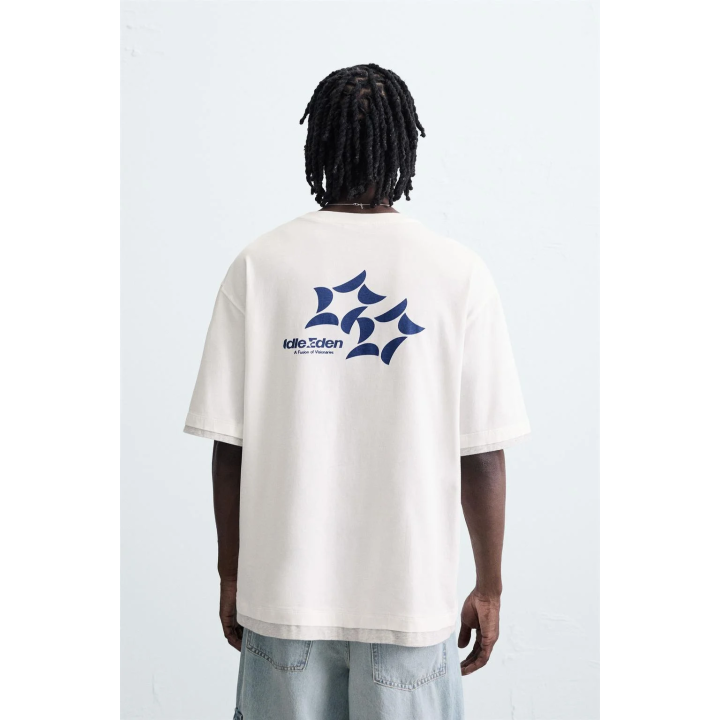 ФУТБОЛКА С ТЕКСТОВЫМ ПРИНТОМ