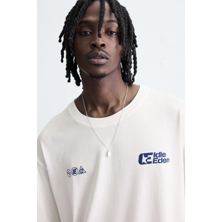 ФУТБОЛКА С ТЕКСТОВЫМ ПРИНТОМ