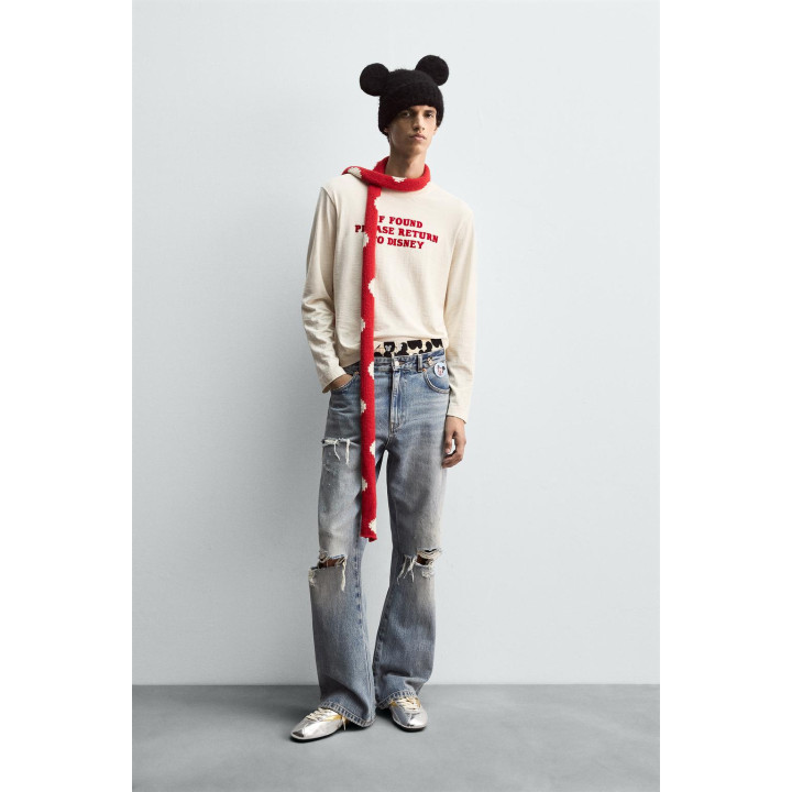 Футболка х слоганом харри ламберт для zara x disney