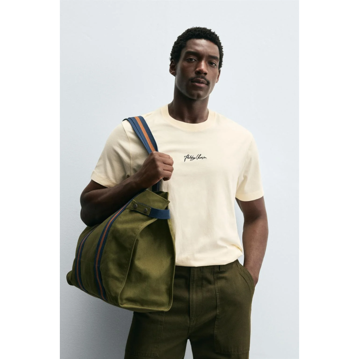 ФУТБОЛКА С ВЫШИТОЙ НАДПИСЬЮ