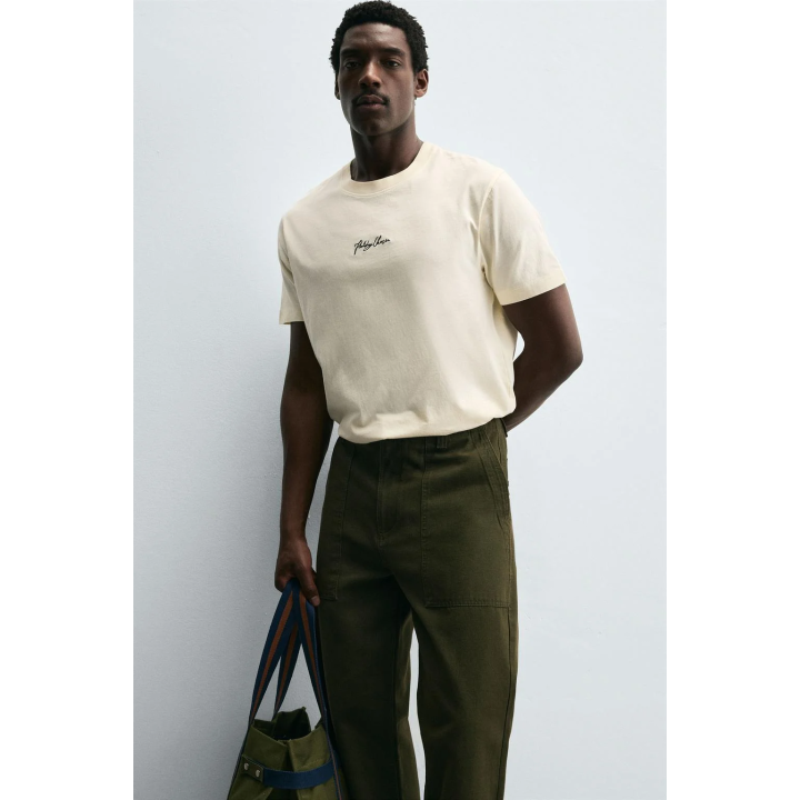 ФУТБОЛКА С ВЫШИТОЙ НАДПИСЬЮ