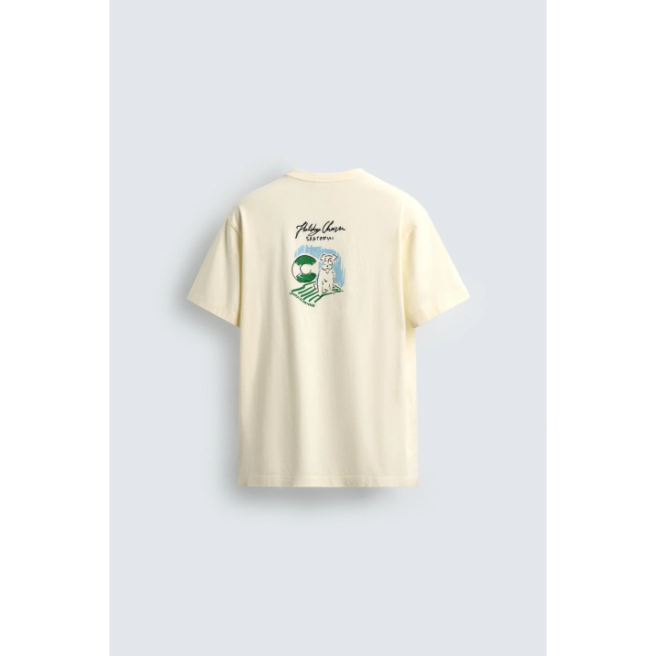 ФУТБОЛКА С ВЫШИТОЙ НАДПИСЬЮ