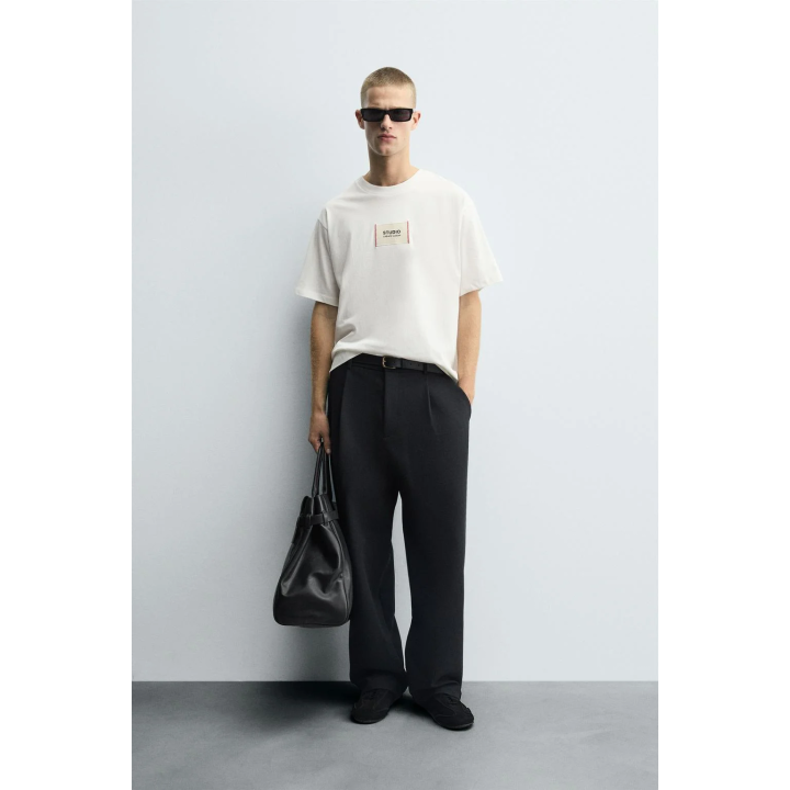 ФУТБОЛКА С ТЕКСТОВОЙ НАШИВКОЙ