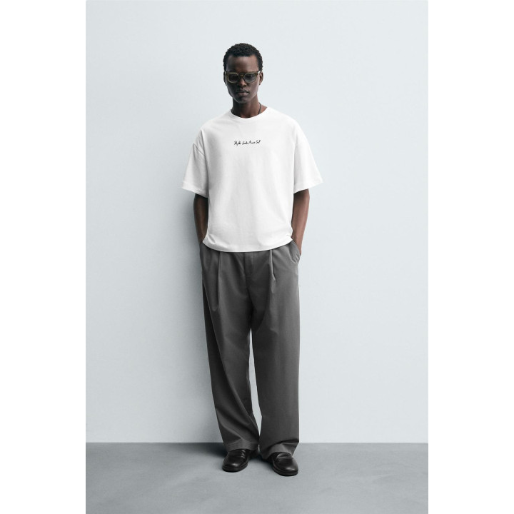 ФУТБОЛКА С ВЫШИТЫМ ТЕКСТОМ