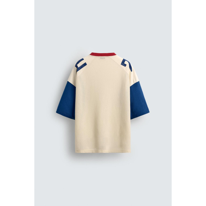 ФУТБОЛКА РЕТРО В СТИЛЕ ПРЕППИ