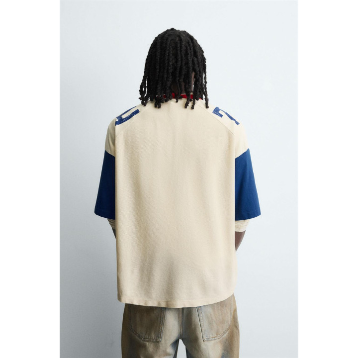 ФУТБОЛКА РЕТРО В СТИЛЕ ПРЕППИ