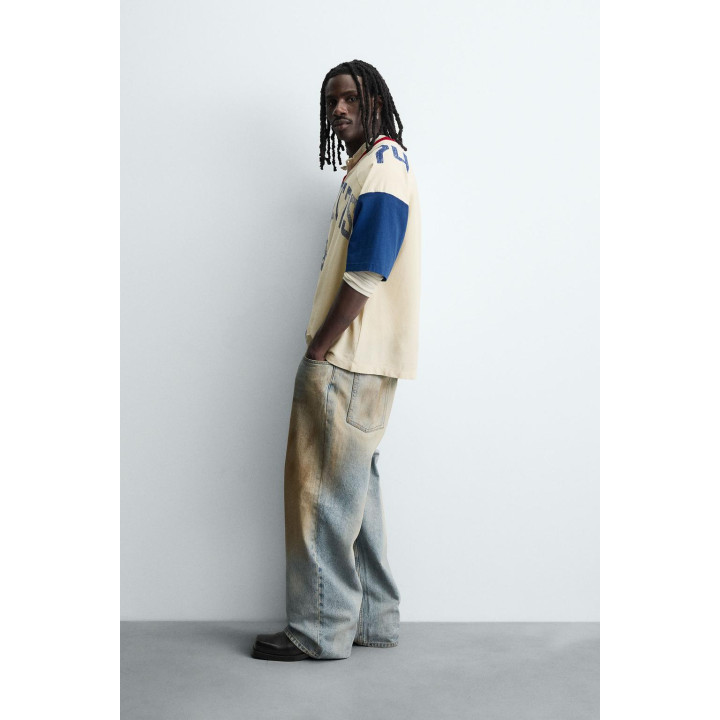 ФУТБОЛКА РЕТРО В СТИЛЕ ПРЕППИ