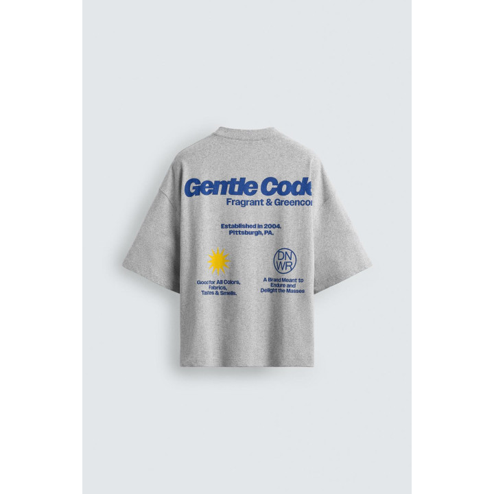 ФУТБОЛКА С КОМБИНИРОВАННЫМ ПРИНТОМ СОЛНЦА