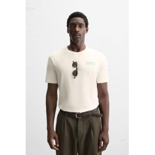 ФУТБОЛКА С КОНТРАСТНЫМ ПРИНТОМ