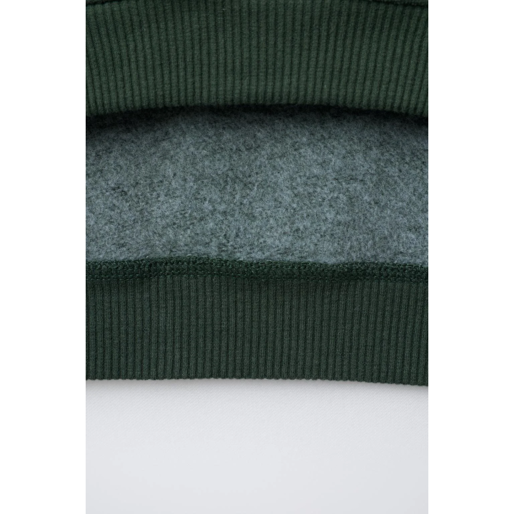 ТОЛСТОВКА С НАШИВКОЙ «МЕДВЕЖОНОК» ИЗ ИСКУССТВЕННОЙ ОВЧИНЫ