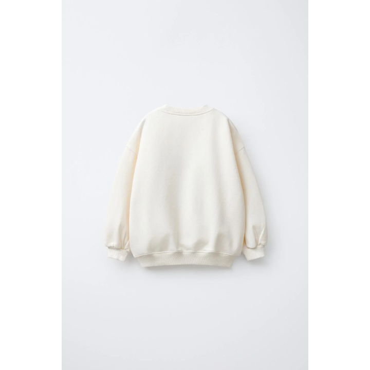 ТОЛСТОВКА С НАШИВКОЙ «ОЛЕНЬ» ИЗ ИСКУССТВЕННОЙ ОВЧИНЫ