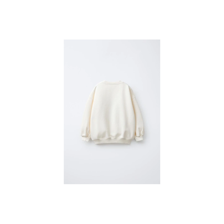 ТОЛСТОВКА С НАШИВКОЙ «ОЛЕНЬ» ИЗ ИСКУССТВЕННОЙ ОВЧИНЫ