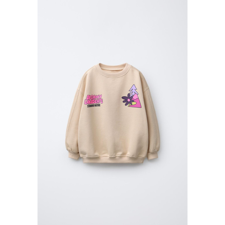 ТОЛСТОВКА С ПРИНТОМ «ГОРЫ»