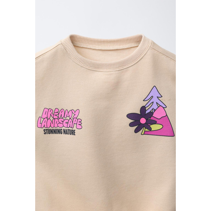 ТОЛСТОВКА С ПРИНТОМ «ГОРЫ»