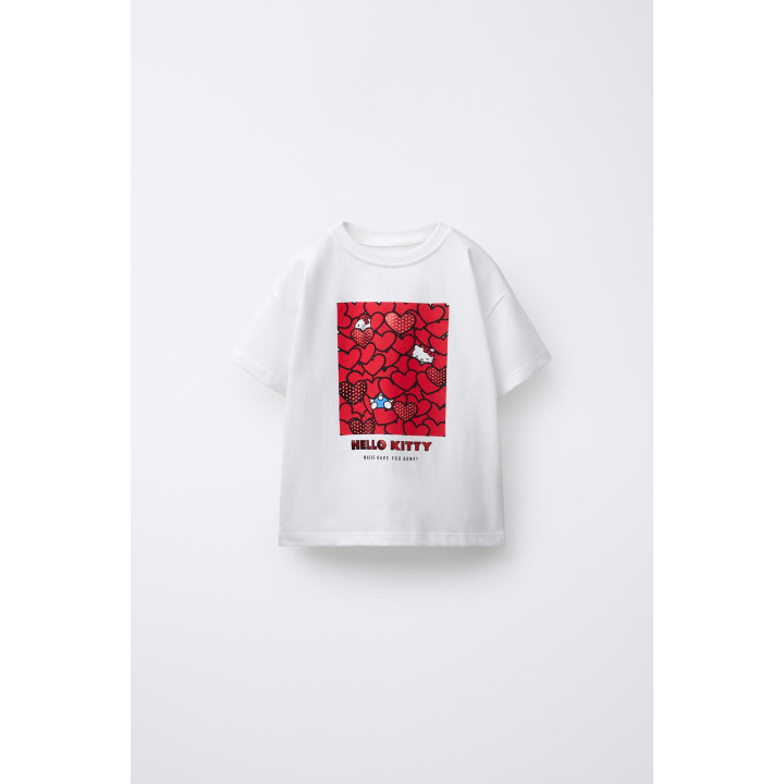 Футболка с принтом сердца hello kitty © sanrio