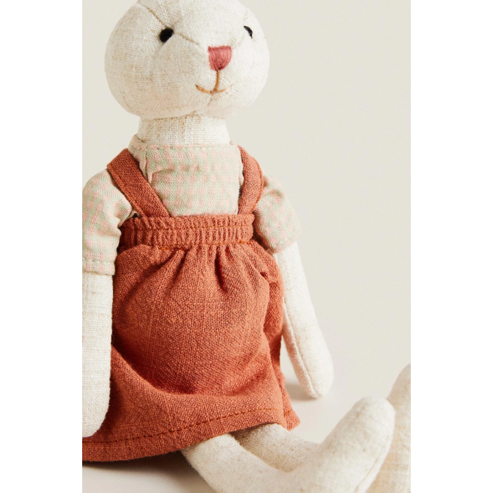 детская мягкая игрушка-зайчик