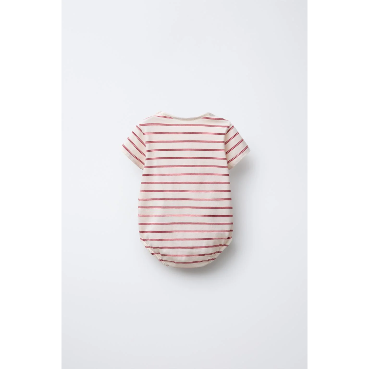 Вязанный полосатый боди