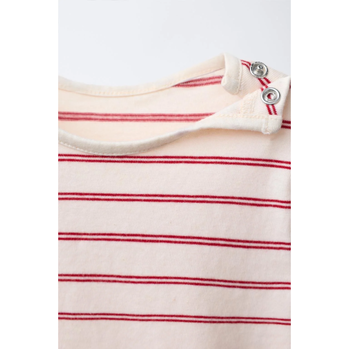 Вязанный полосатый боди