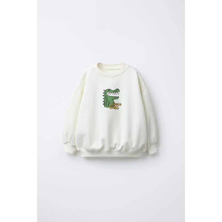 ТОЛСТОВКА С ПРИНТОМ «КРОКОДИЛ»