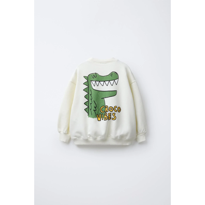 ТОЛСТОВКА С ПРИНТОМ «КРОКОДИЛ»