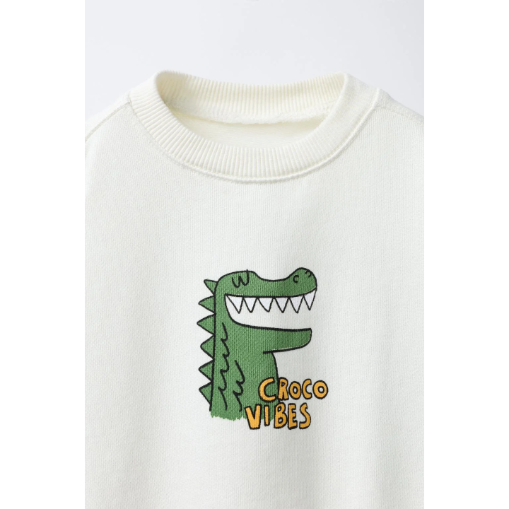 ТОЛСТОВКА С ПРИНТОМ «КРОКОДИЛ»