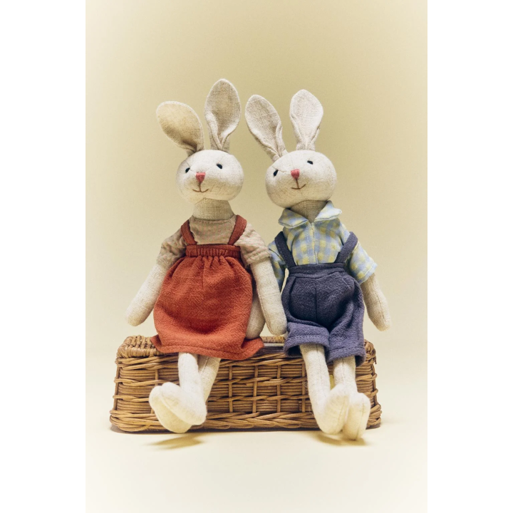 детская мягкая игрушка-зайчик