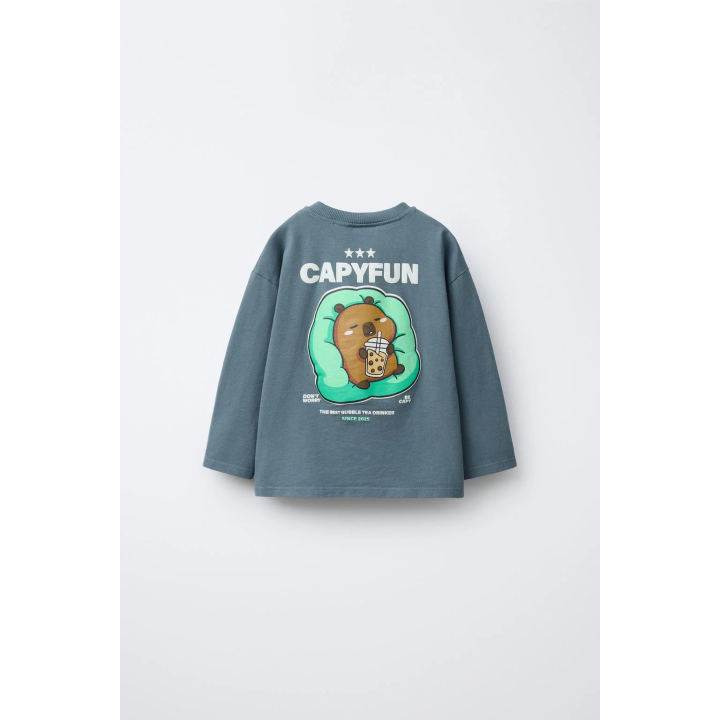 GARMENT DYE CAPYBARA CAPYFUN © T-SHIRT