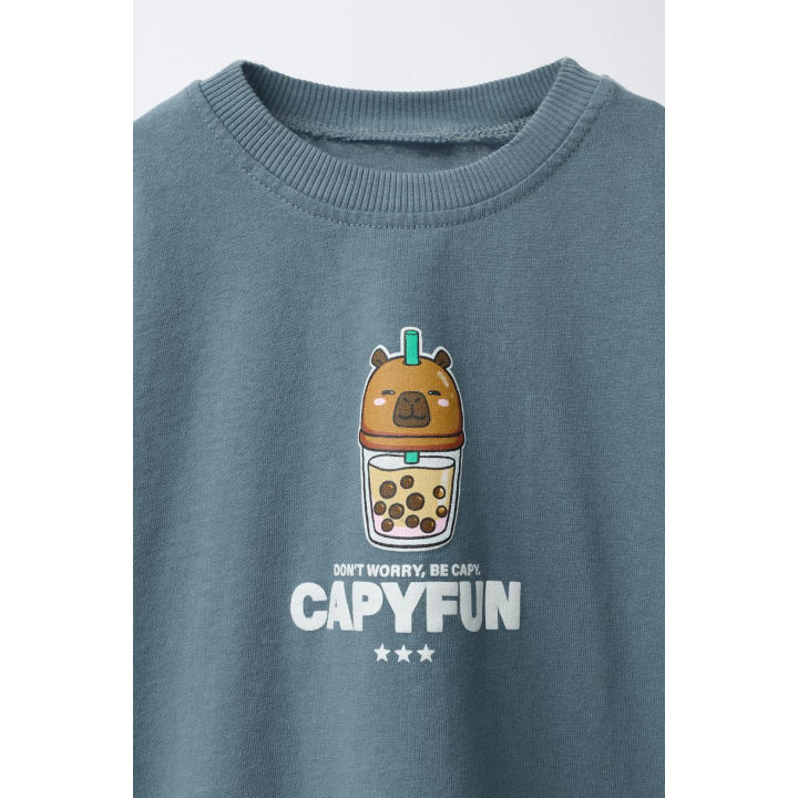 GARMENT DYE CAPYBARA CAPYFUN © T-SHIRT