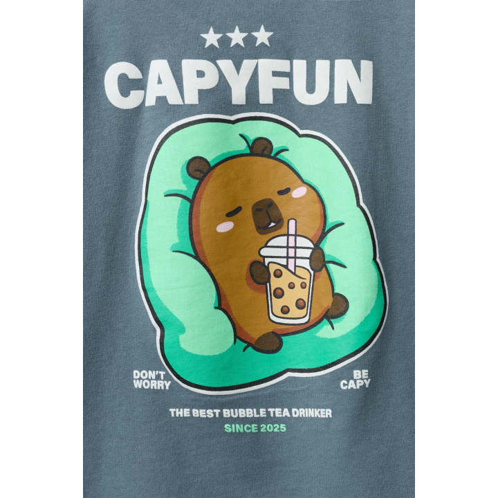 GARMENT DYE CAPYBARA CAPYFUN © T-SHIRT
