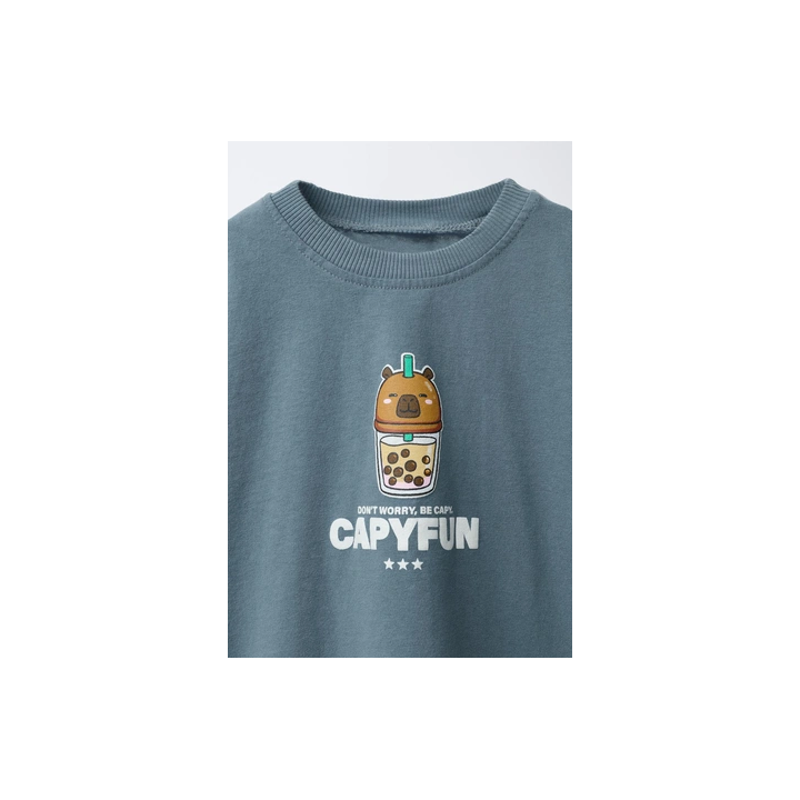 GARMENT DYE CAPYBARA CAPYFUN © T-SHIRT