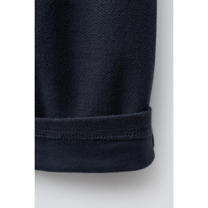 БРЮКИ ИЗ САРЖИ С ПУГОВИЦЕЙ