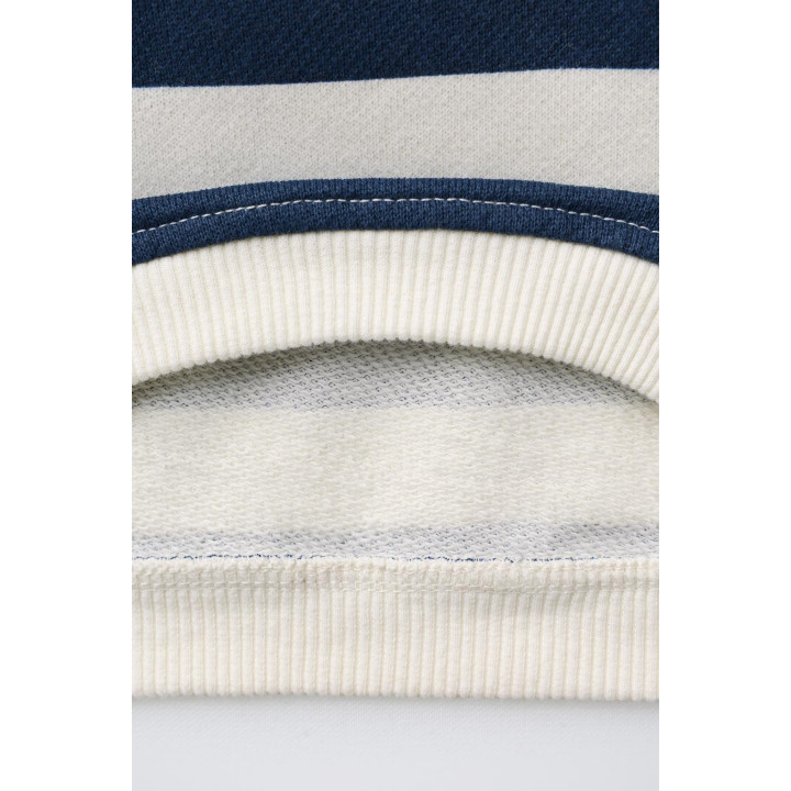 ТОЛСТОВКА В ПОЛОСКУ С НАШИВКОЙ «ЛЕВ»