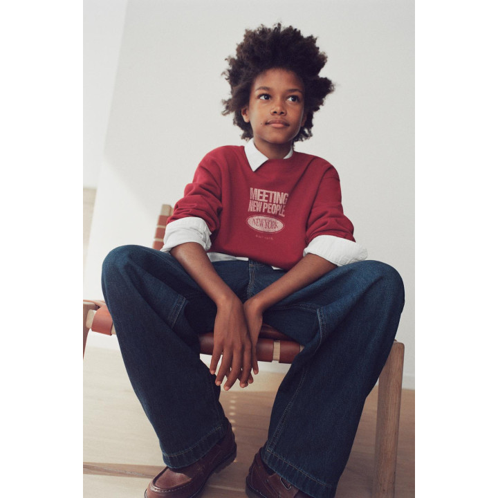 ТОЛСТОВКА С ТЕКСТОВЫМ ПРИНТОМ