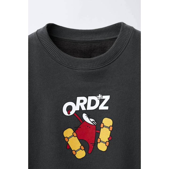 ТОЛСТОВКА С ПРИНТОМ «СКЕЙТ»