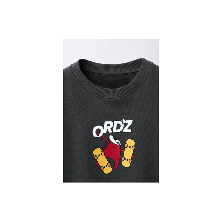 ТОЛСТОВКА С ПРИНТОМ «СКЕЙТ»