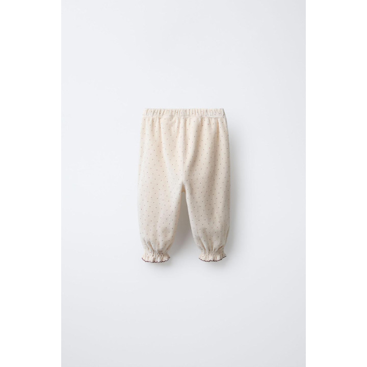 БАРХАТНЫЕ БРЮКИ BAGGY В ГОРОШЕК