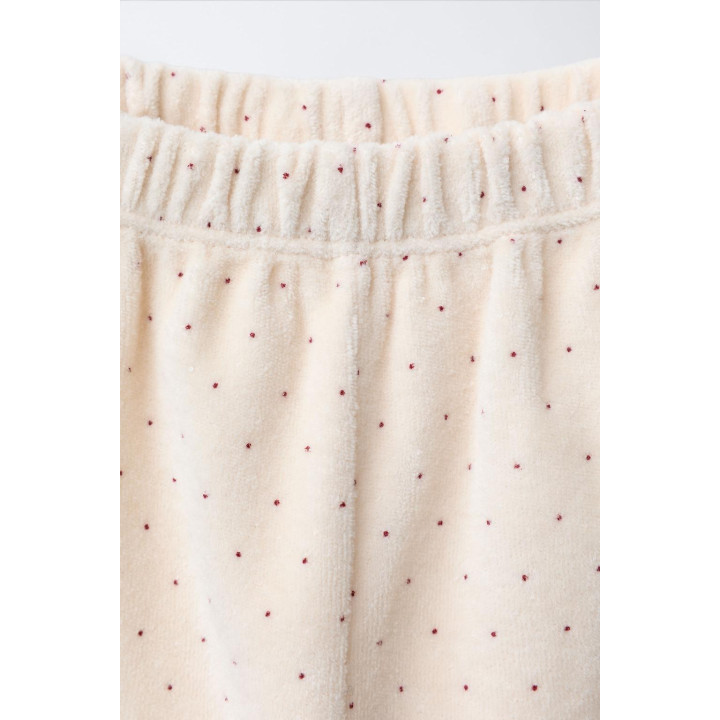 БАРХАТНЫЕ БРЮКИ BAGGY В ГОРОШЕК