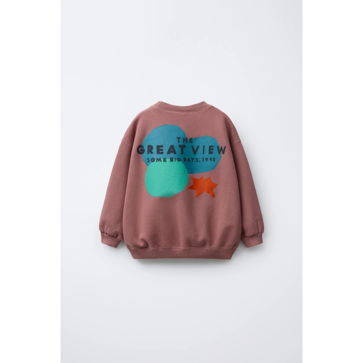 ТОЛСТОВКА С ПРИНТОМ В ВИДЕ УЗОРОВ