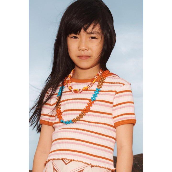 Футболка-короткометражка в полоску из лимитированной коллекции