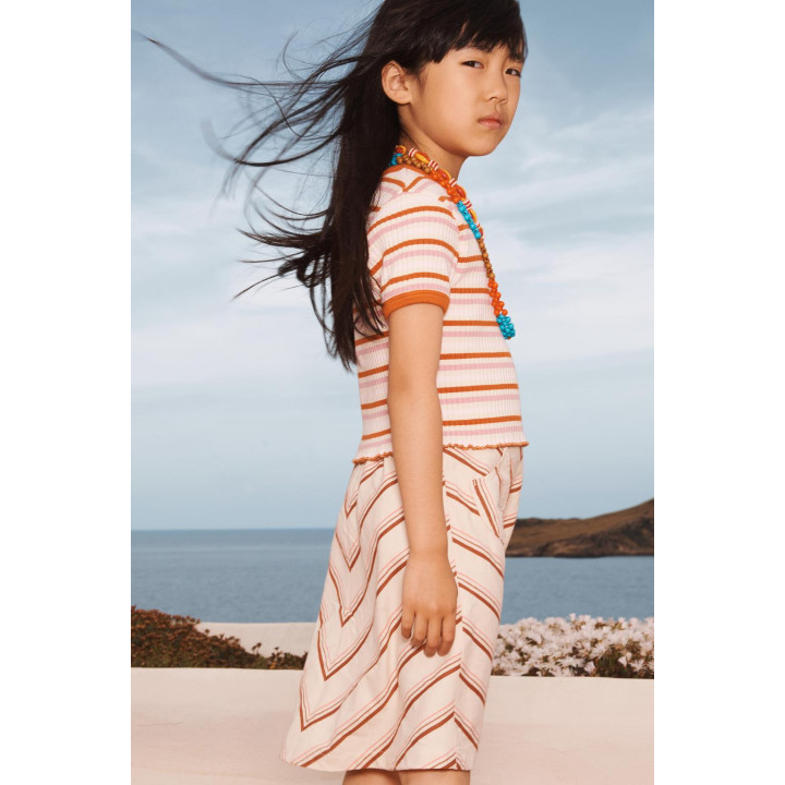 Футболка-короткометражка в полоску из лимитированной коллекции