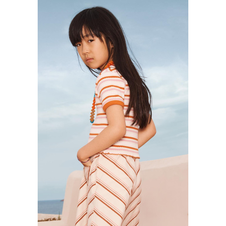 Футболка-короткометражка в полоску из лимитированной коллекции