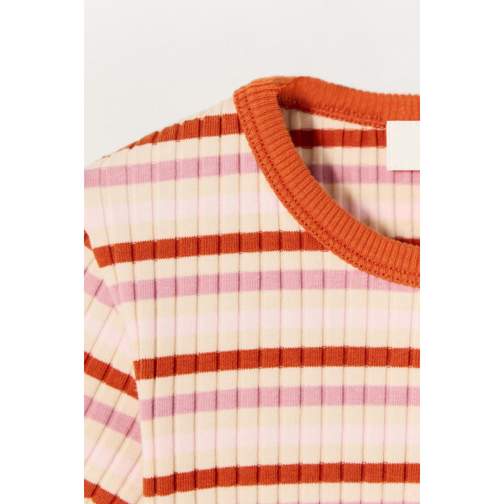 Футболка-короткометражка в полоску из лимитированной коллекции