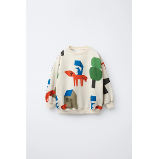 ТОЛСТОВКА С ПРИНТОМ «ЛЕС»