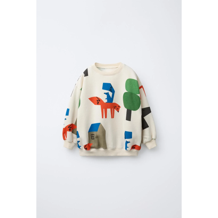 ТОЛСТОВКА С ПРИНТОМ «ЛЕС»